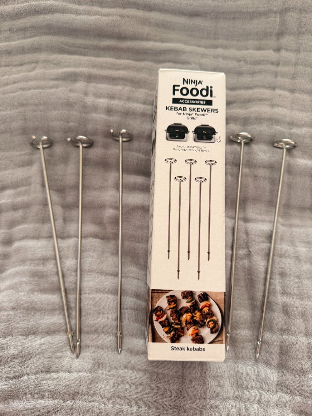 Ninja Foodie Kebab Skewers for Ninja Foodie Grills - Set of 5